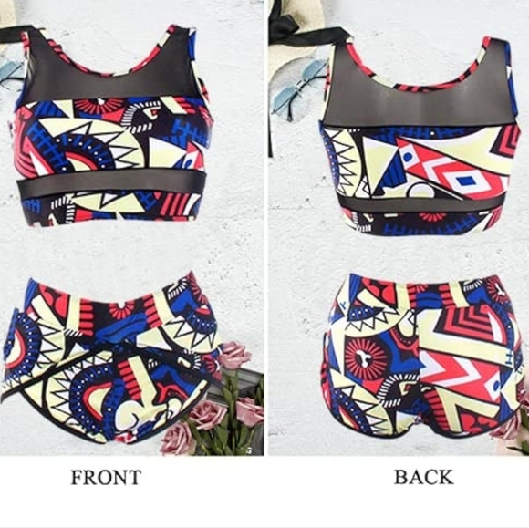 African Print Swim Set - Picture 14 of 14